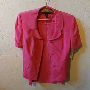 Hot pink two-piece